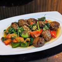 CNY 2025 King Oyster Mushroom Balls at Mother Earth Classic - 大地之素 in Central Singapore