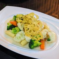 CNY 2025 Seaweed Lotus Root On Broccoli at Mother Earth Classic - 大地之素 in Central Singapore