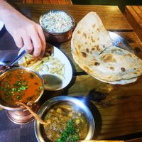 Really pretty venue. The chickpea curry, the veg curry, the dahl, and onion rice and chips were lovely! Waiting staff understood vegan and pointed us the the appropriate dahl. The  at Zub Express in Quatre Bornes