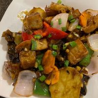 Vegan beef at Lao Fang Zi in Quatre Bornes