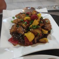 Vegan chicken at Lao Fang Zi in Quatre Bornes