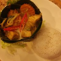 Amok with tofu for 3$ at Nick Restaurant in Siem Reap