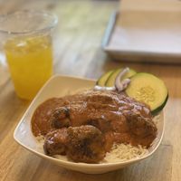 Vegan tikka masala  at Green Grill in Guerneville