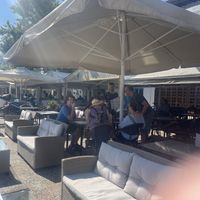 Outdoor seating  at Archontiko in Skiathos