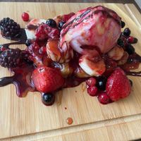 Vegan waffles at Garden of Eden in Windsor