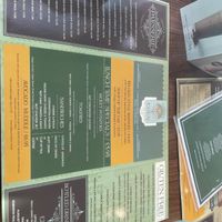Menu ( fully vegan according to staff ) at Garden of Eden in Windsor