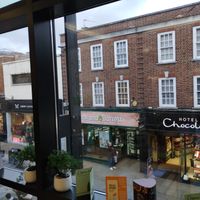 A lovely view to people watch while enjoying your meal. at Garden of Eden in Windsor