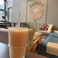 Pineapple smoothie  at Garden of Eden in Windsor