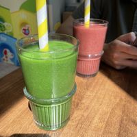 Super Green and Açaí Kick smoothie   at Garden of Eden in Windsor