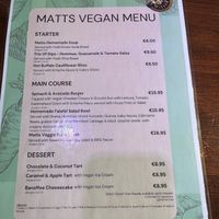 Menu  at Matt The Millers Bar & Restaurant in Kilkenny