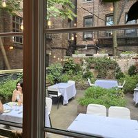 The garden   at The Musket Room in New York City