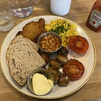 Fully vegan Breakfastt  at Greasy Spoon - St Göransgatan in Stockholm