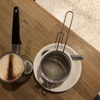 Chai latte with oat milk   at Greasy Spoon - St Göransgatan in Stockholm