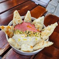 Hummus at Vintage Bar in Hvar