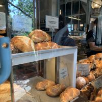 Vegan pretzel bun (up top)  at John Baker - Stauffacherstrasse in Zurich