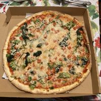 Vegan pizza   at La Familia Katonah in Katonah