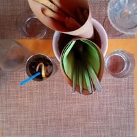 Table at Freschette BioBistrot in Palermo