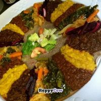 Vegan Ethiopian Platter for 4 People at Sheba in Rockville