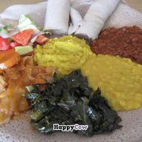Vegan Ethiopian Platter  at Sheba Ethiopian Restaurant at Sheba in Rockville