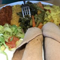 Vegan lunch sampler at Sheba in Rockville