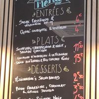 Menu 04.09.25 at Sambuca in Clermont-ferrand