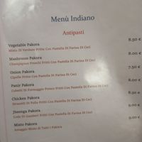 Starters at Pizzeria Pellegrini in Tione Di Trento