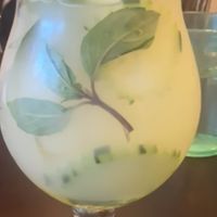 Basil lemonadee  at Me and Jungle Cafe in Oakland