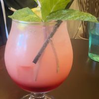 Shirley temple soda  at Me and Jungle Cafe in Oakland