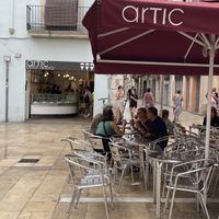Terrace  at Artic Gelat Artesà in Vilanova I La Geltru