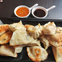 Vegan dumplings at Good Dumplings in Belgrade