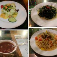 At 560NT this was the most insipid and almost the most expensive meal I've had in Taipei. This could get a feast at a better restaurant or a dinner at an all-you-can-eat buffet. at Lavender Garden in Taipei