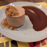 vegan tiramisu at Ramen Kagura - Valdebebas in Madrid