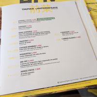 vegan gyozas listed at Ramen Kagura - Valdebebas in Madrid