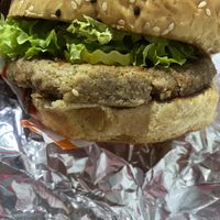 Huge Hamburguesa Vegana Whoplanty 🌱🍔  at Sugar Planty in Mexico City