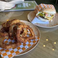 Onion rings and Plantifica  at Sugar Planty in Mexico City