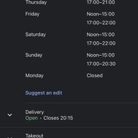 Hours  at Vecchia Nuova in Phoenixville