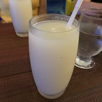 Soursop juice was great. Forgot to say no straw  at Irie Foods in Oistins