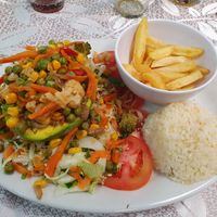 Stuffed avocado without cheese at Brasas Del Llano in Cundinamarca