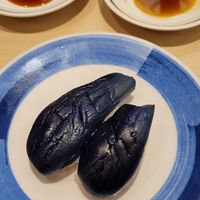 Eggplant sushi at Sushino Musashi in Kyoto