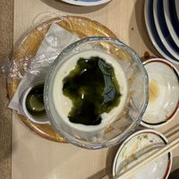 Desert yuba matcha  at Sushino Musashi in Kyoto