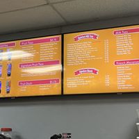 Non-vegan menu  at TeaStori in Gainesville