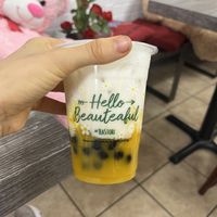 Mango almond mini boba   at TeaStori in Gainesville