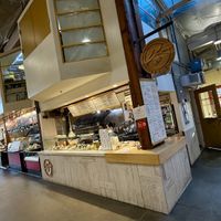 Front inside Public Market  at Sprig Contemporary Greek Kitchen in Vancouver