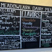 Menu February 2026  at Meadowlark Dairy  in Pleasanton
