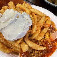 Currywurst + Fries  at Wurstdurst in Nuremberg