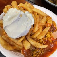 Currywurst + Fries  at Wurstdurst in Nuremberg