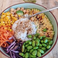 Buddha bowl at Ikigai in Estepona