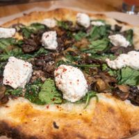 Spinach and Mushroom Pizza  at True Food Kitchen in Scottsdale