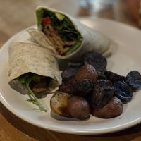 Chicken wrap with tempeh substitute   at True Food Kitchen in Scottsdale