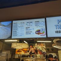 Menu at Veganitas in Bern